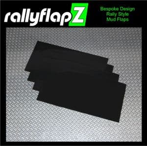 Universal Mudflap Material - BLACK Satin-Matt  (4mm x 400mm x 550mm Qty 4)
