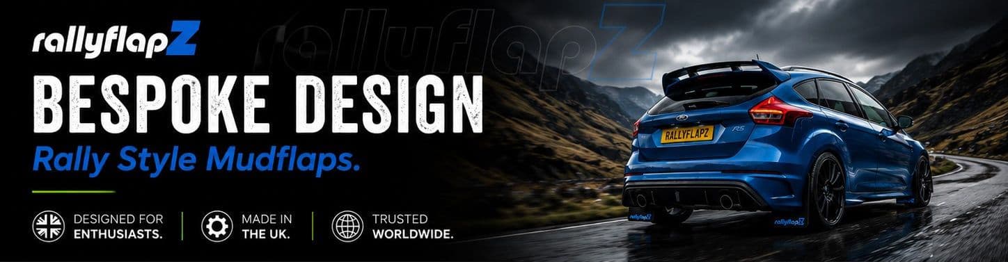 Rally Style Mud Flaps bespoke deisgn rallyflapz mudflaps guards