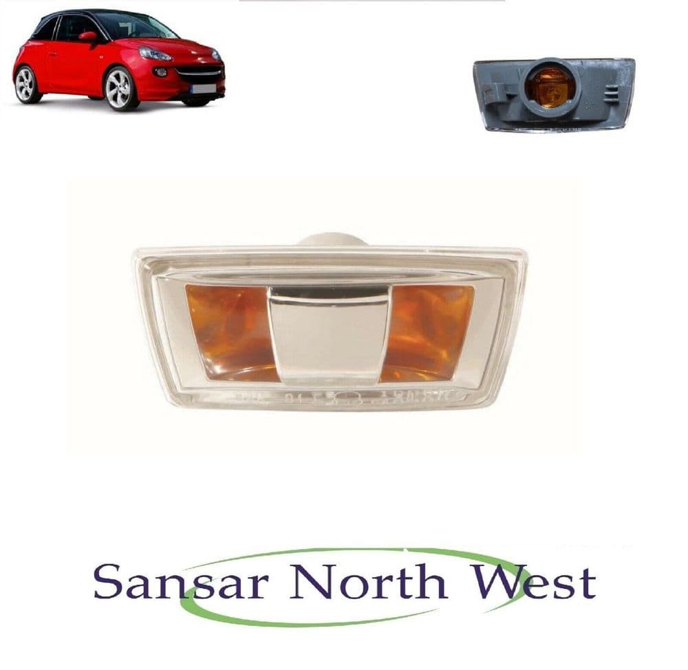 Vauxhall Adam Drivers Side Front Repeater Indicator Lens Lamp O/S RIGHT
