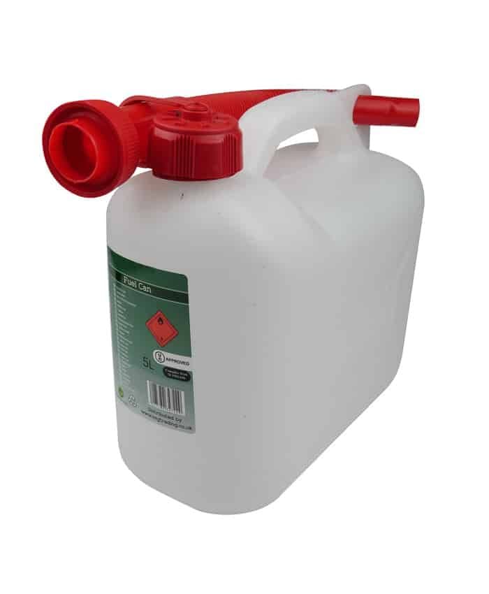 Fuel Can 5 Litre - Clear  Product Code 0093