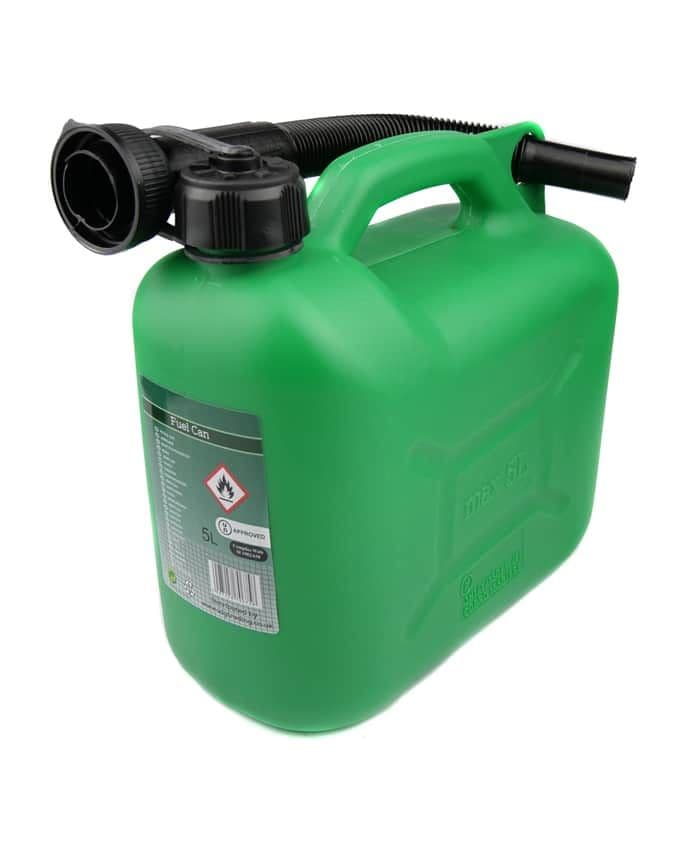 Fuel Can 5 Litre - Green  Product Code 0092