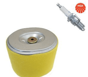 Honda GX340 and GX390 Part Service Kit (Air Filter and Spark Plug)