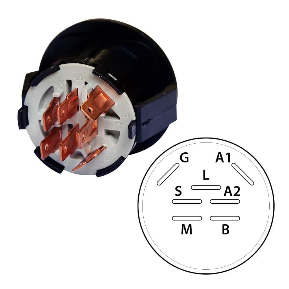 MTD Lawn-Flite Ignition Switch Replaces Part Number 725-1741 & 925-1741