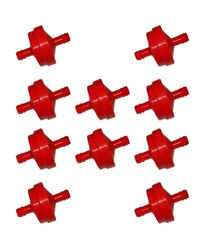 Pack of 10 Briggs & Stratton Inline Fuel Filters Replaces Part Number 298090S