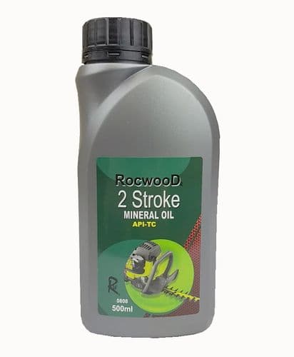 RocwooD 2 Stroke Engine Oil - 500ml  Product Code 0808