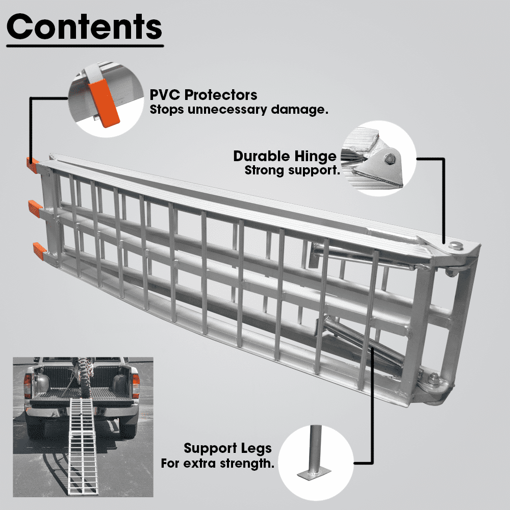 RocwooD Aluminium Folding Loading Ramp - One PC