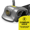 RocwooD Car Steering Wheel Lock - 3 Point Protection
