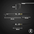 RocwooD Combination  Car Steering Wheel Lock