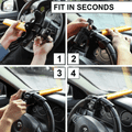 RocwooD Compact Car Steering Wheel Lock