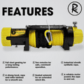 RocwooD Electric Winch 13500lbs RW13500SNR