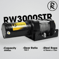 RocwooD Electric Winch 3000lbs