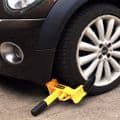 RocwooD Heavy Duty Steel Car / Caravan Wheel Clamping Lock