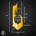 RocwooD Heavy Duty Steel Wheel Clamp