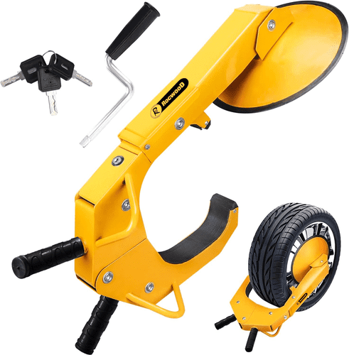 RocwooD Heavy Duty Steel Wheel Clamp