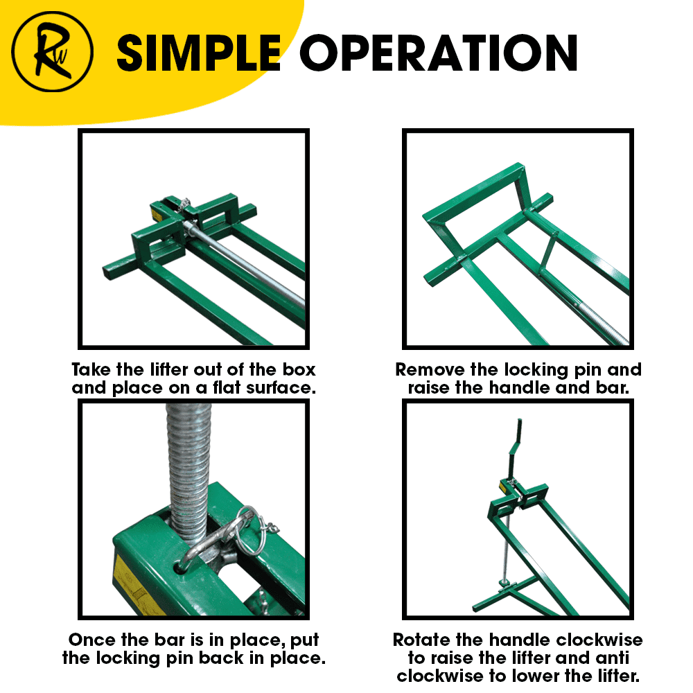 RocwooD Ride on Tractor Lift