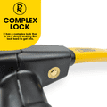 RocwooD T-Bar Car Steering Wheel Lock