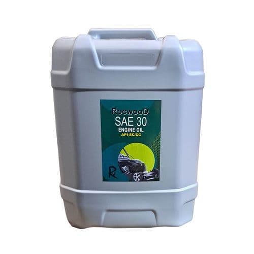 RocwooD Universal SAE30 4-Stroke Lawn Mower Engine Oil 20 Litres  Part Number 0813