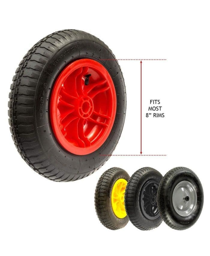 Standard 9 Inch 4 00-8 Tyre & Inner Tube