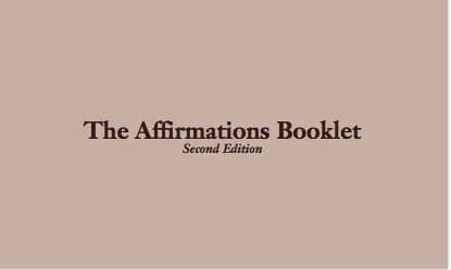 AFFIRMATIONS BOOKLET • 2020
