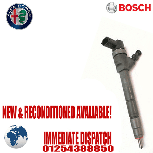 Alfa Romeo 156 1.9 JTD Cross Wagon Q4 (4x4) Reconditioned Bosch Diesel Injector - 0445110243