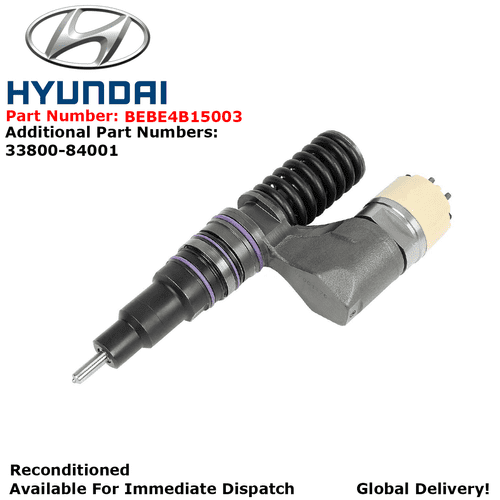 HYUNDAI HEAVY DUTY TRUCK RECONDITIONED DELPHI DIESEL INJECTOR - 33800-84001