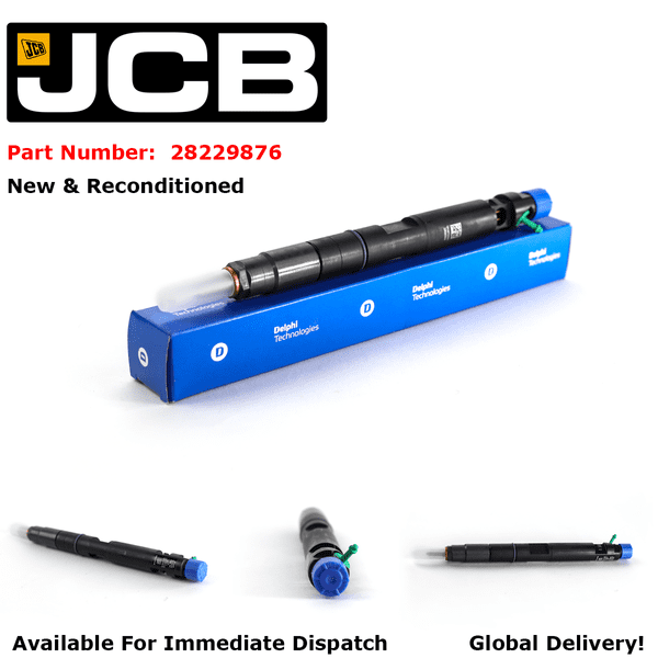 JCB Telescopic Handler 4.4D 2012 Onwards Genuine Delphi Diesel Injector - 28229876 BRAND NEW