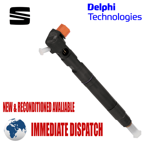Seat Ibiza 1.4 TDI 05/2015 Onwards Genuine Delphi Diesel Injector - 28565335
