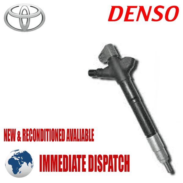 Inyector Denso 23670-0R100 Para Toyota 2.0D 2.2 - Compatible Con Auris, Avensis, RAV4, Verso - Usado En Buen Estado