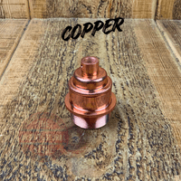 10mm E27 Bulb Holders + 1 Shade Ring Brass, Antique Brass, Copper, Old English, Bronze, Nickel