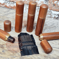 12 Piece Easy Thread Needle Set In Wooden Tube