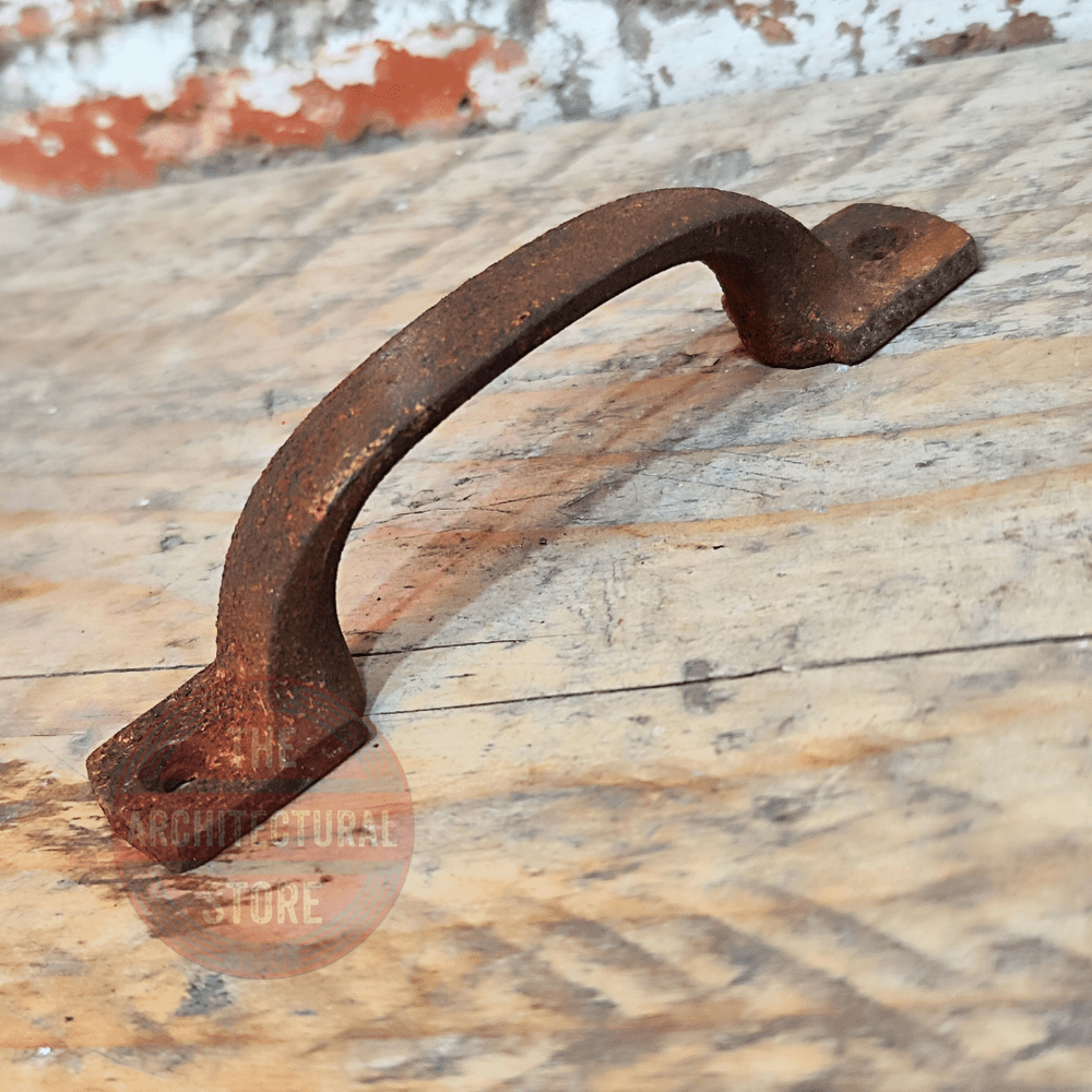 120mm Rust Effect Square Style Pull Handle