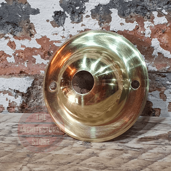 13mm Polished Brass Ceiling Plate