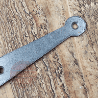 180mm Penny End Strap Hinge Antique Iron With Free Fixings