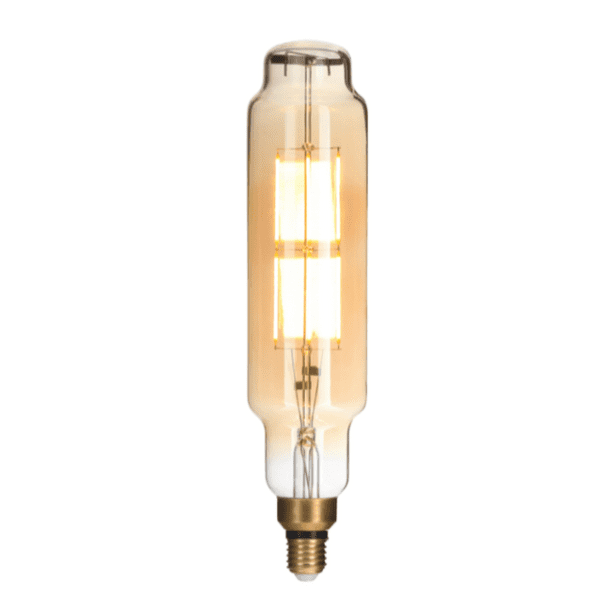 6W E27 LED Filament Large Vintage T80 Globe Lamp - 2000K Extra Warm White