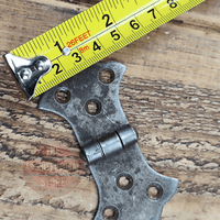 85mm Butterfly Hinge Waxed Antique Iron Fixings Included