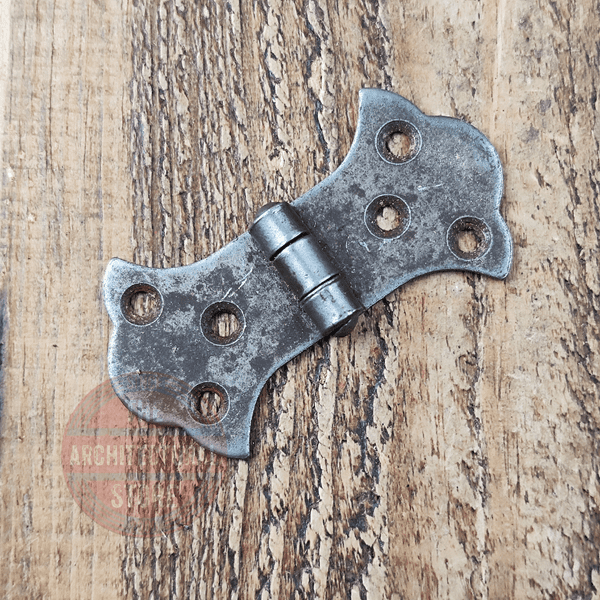 85mm Butterfly Hinge Waxed Antique Iron Fixings Included