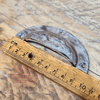 92mm Chrome On Cast Iron Cup Drawer And Door Pull Handle