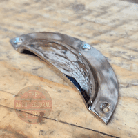 92mm Chrome On Cast Iron Cup Drawer And Door Pull Handle