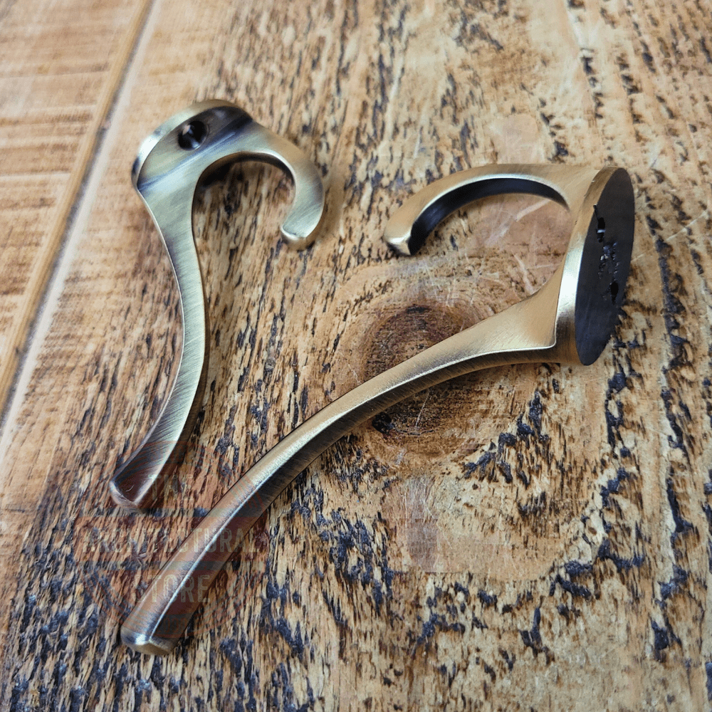 Antique Brass Victorian Coat Hooks