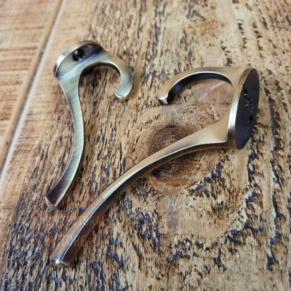 Antique Brass Victorian Coat Hooks