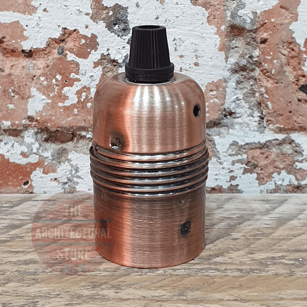 Antique Copper Bulb Holder E27