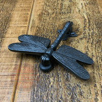 Antique Iron Dragonfly Door Knocker
