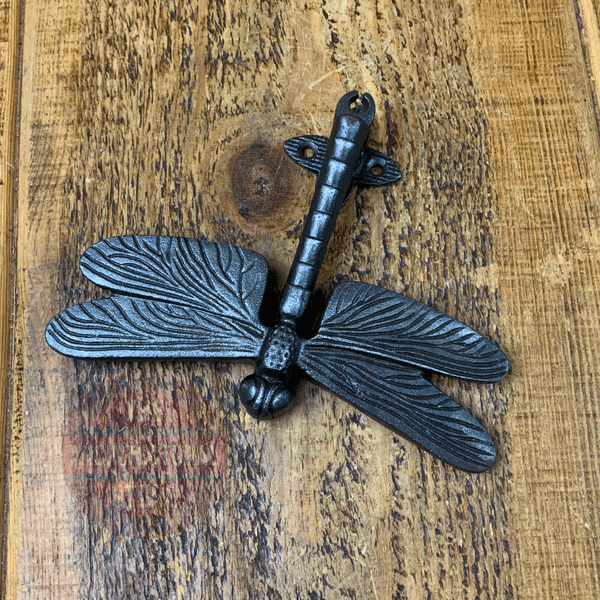Antique Iron Dragonfly Door Knocker