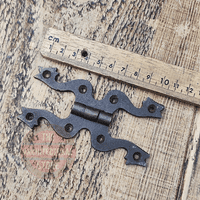 Antique Iron Snake Door Hinges 3