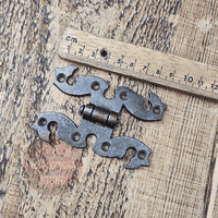 Antique Iron Snake Door Hinges 3