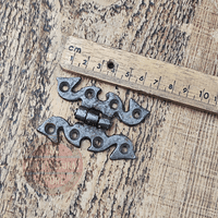 Antique Iron Snake Door Hinges 3