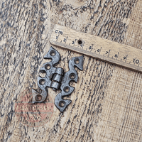 Antique Iron Snake Door Hinges 3