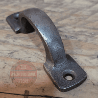 Antique Iron Square D Handle 85mm