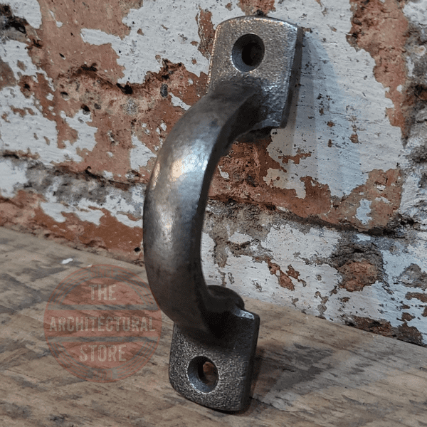 Antique Iron Square D Handle 85mm