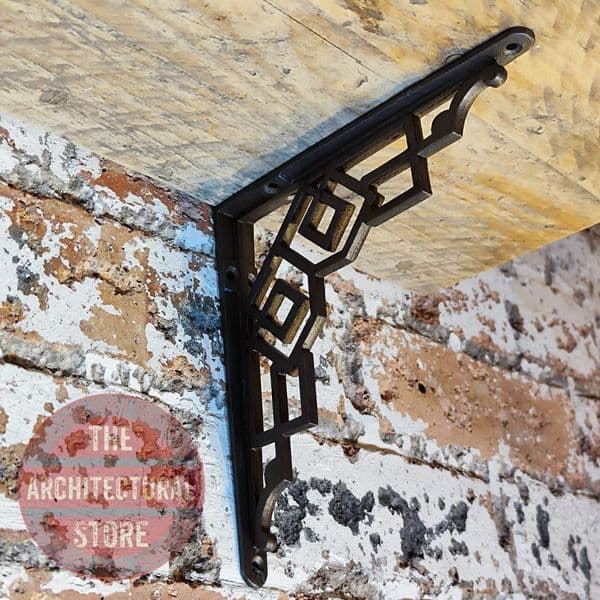 Art Deco Shelf Bracket 7"